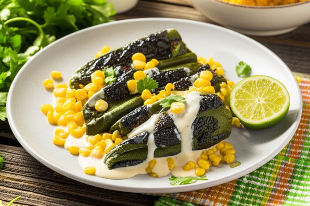 Rajas Poblanas (Poblano Strips)