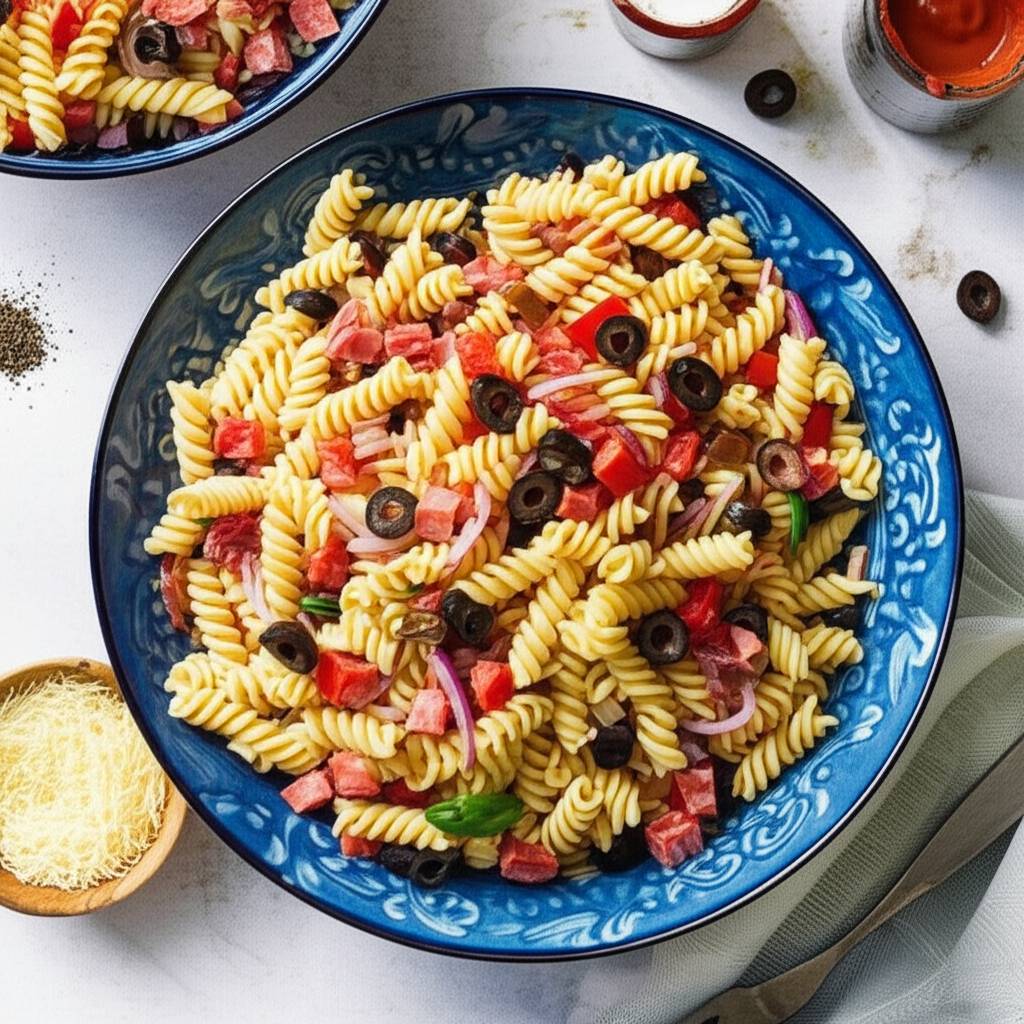 Salami Lover's Italian Pasta Salad
