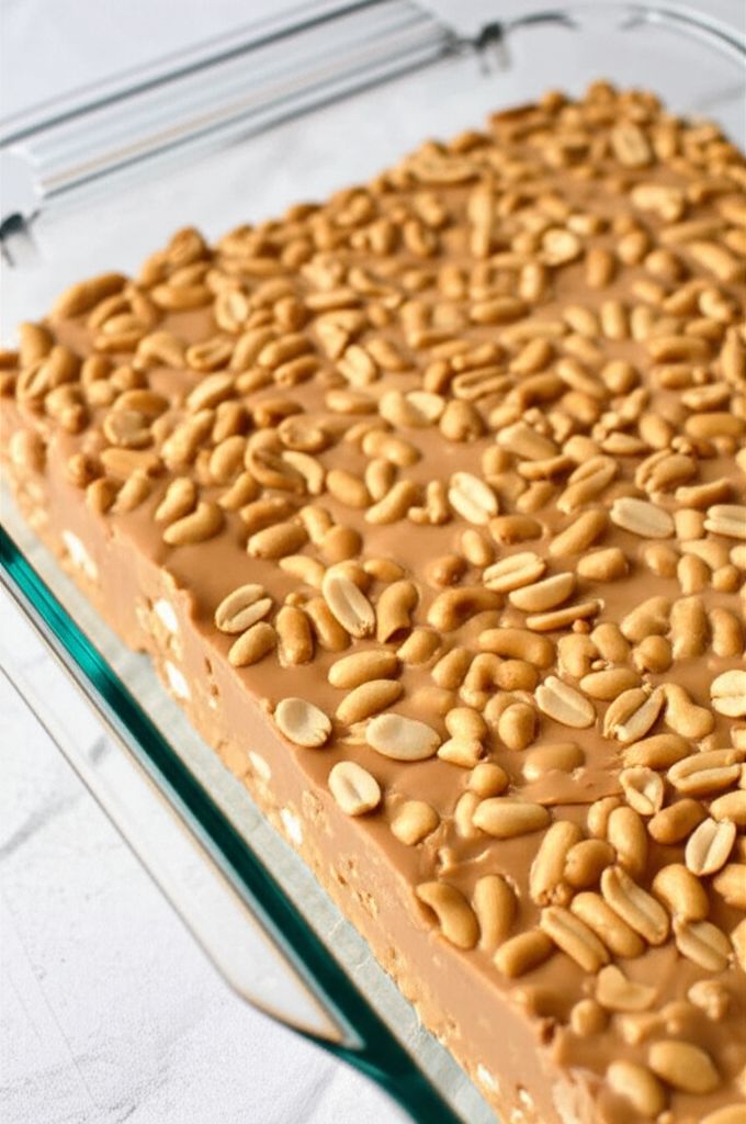 Salted Nut Roll Squares