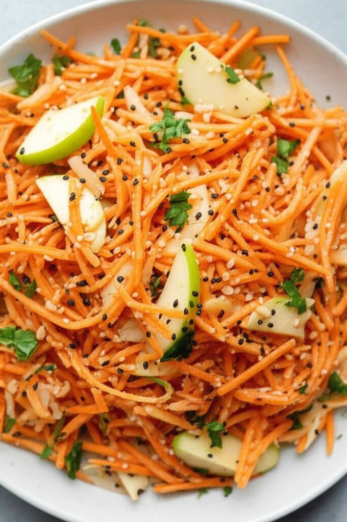 Shredded Apple Carrot Salad