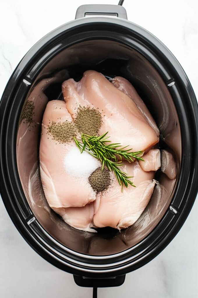 Simple Shredded Chicken in Gravy