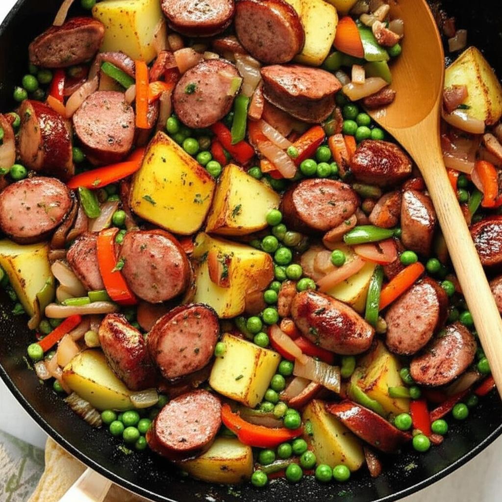 Skillet Sausage and Potatoes