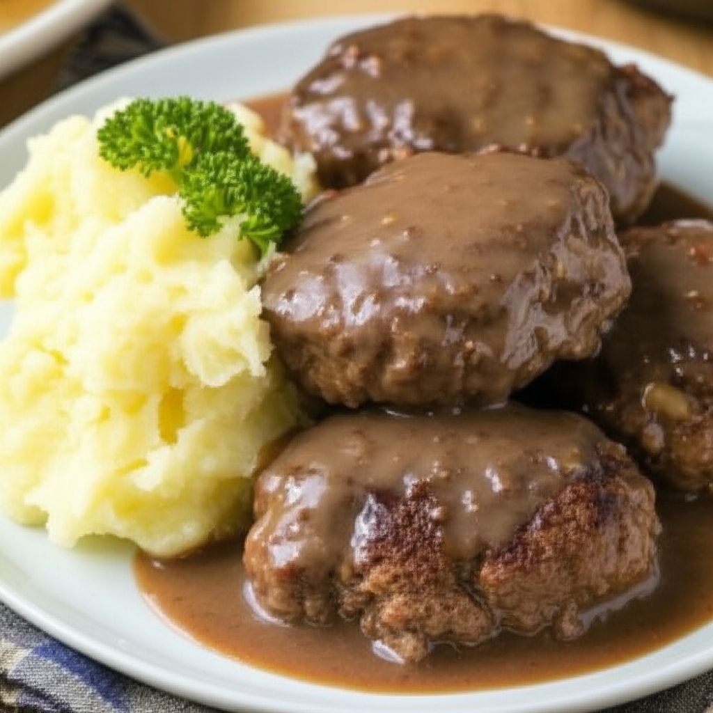 Slow Cooker Salisbury Steak