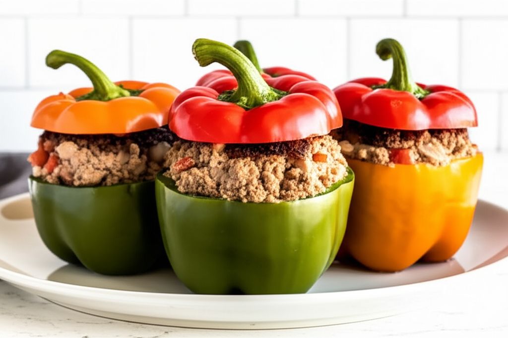 Slow Cooker Stuffed Peppers