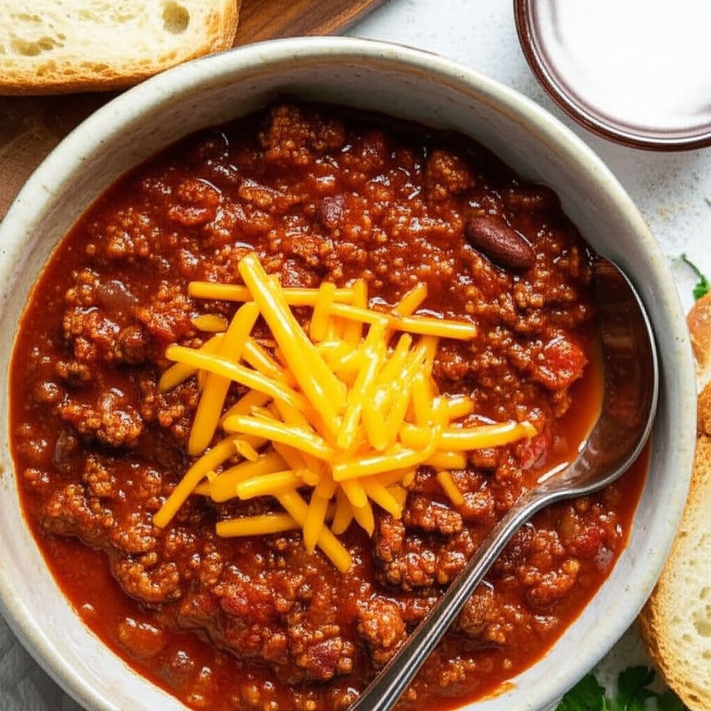 Spicy Slow-Cooked Beanless Chili
