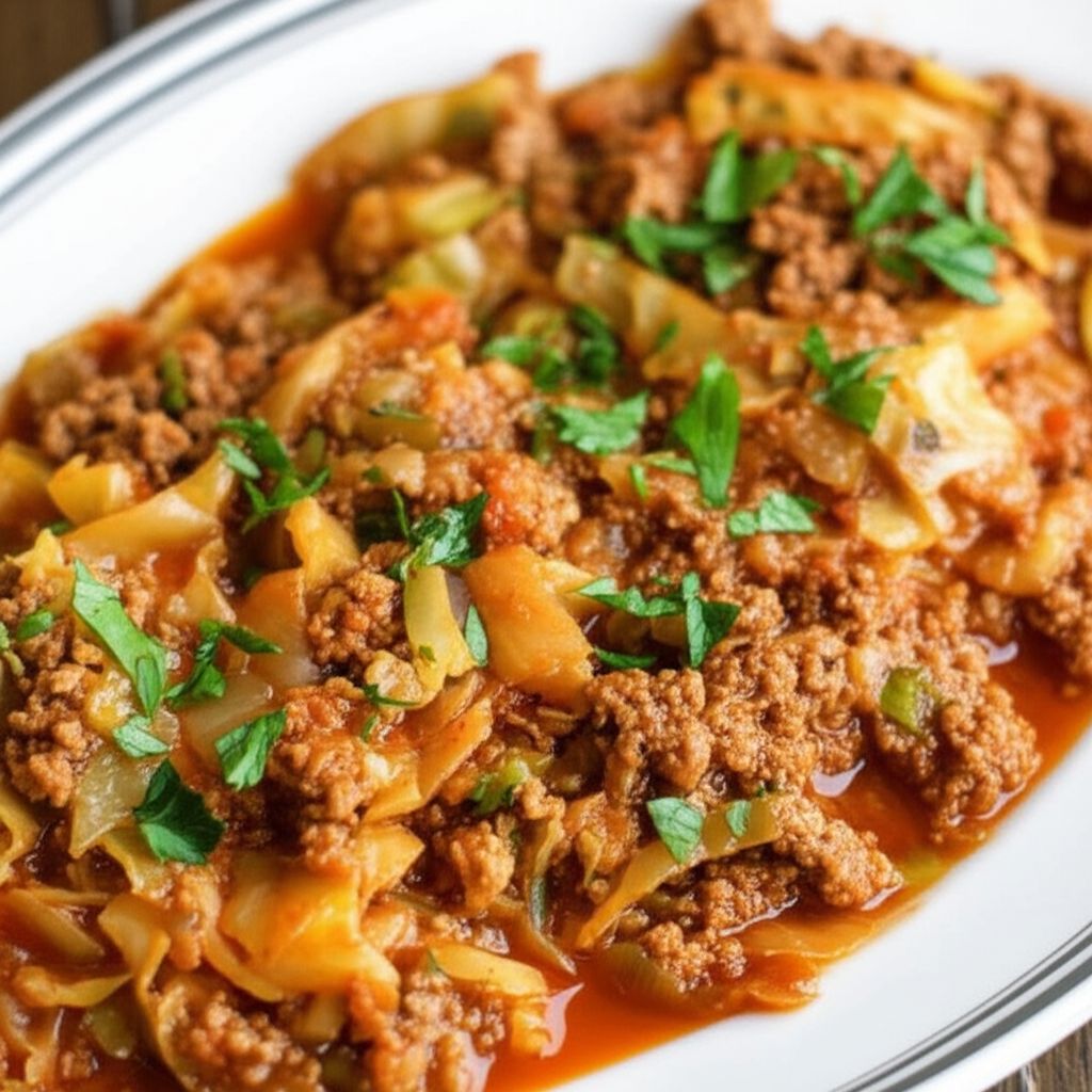 Spicy Unstuffed Cabbage