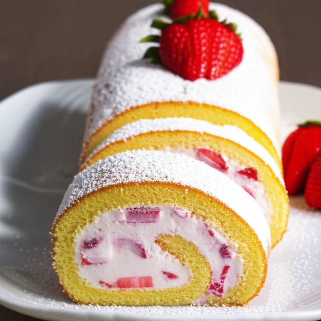 Strawberry Cream Roll