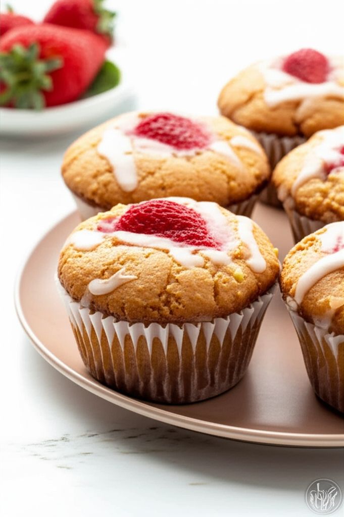 Strawberry Lemon Muffins