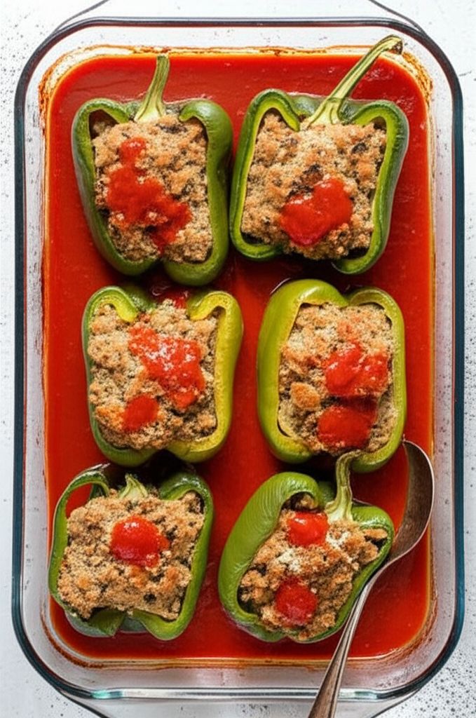Stuffed Peppers Italian Style