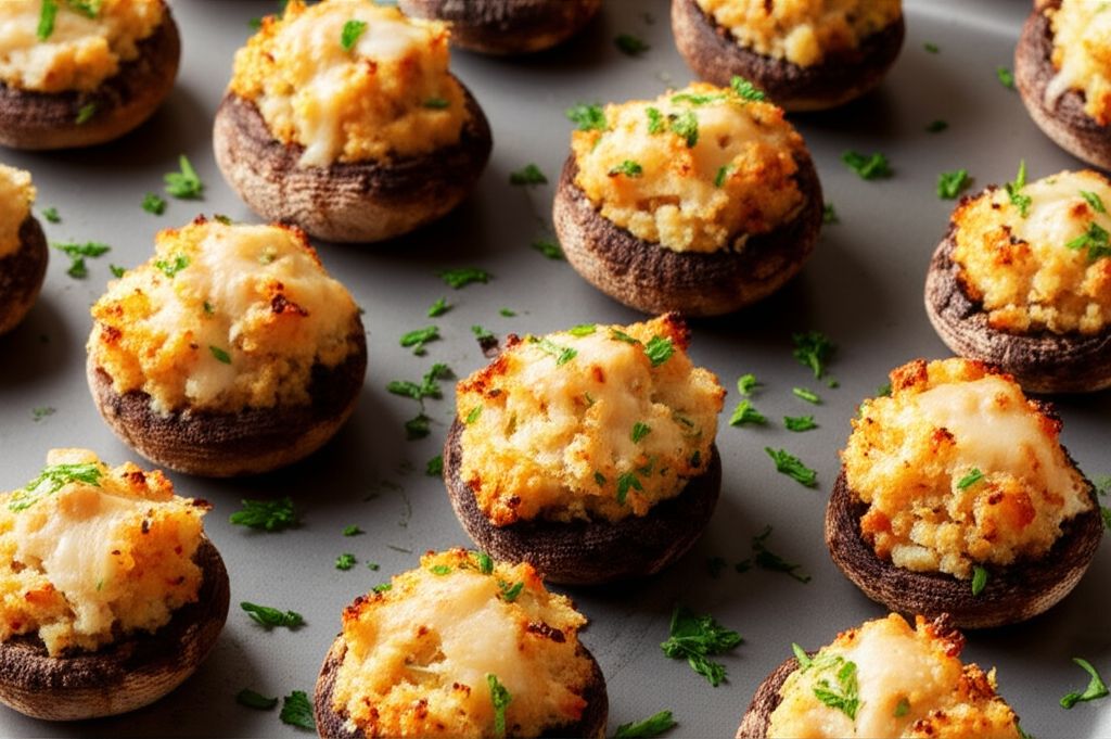 Stuffed Portobello Mushroom Caps