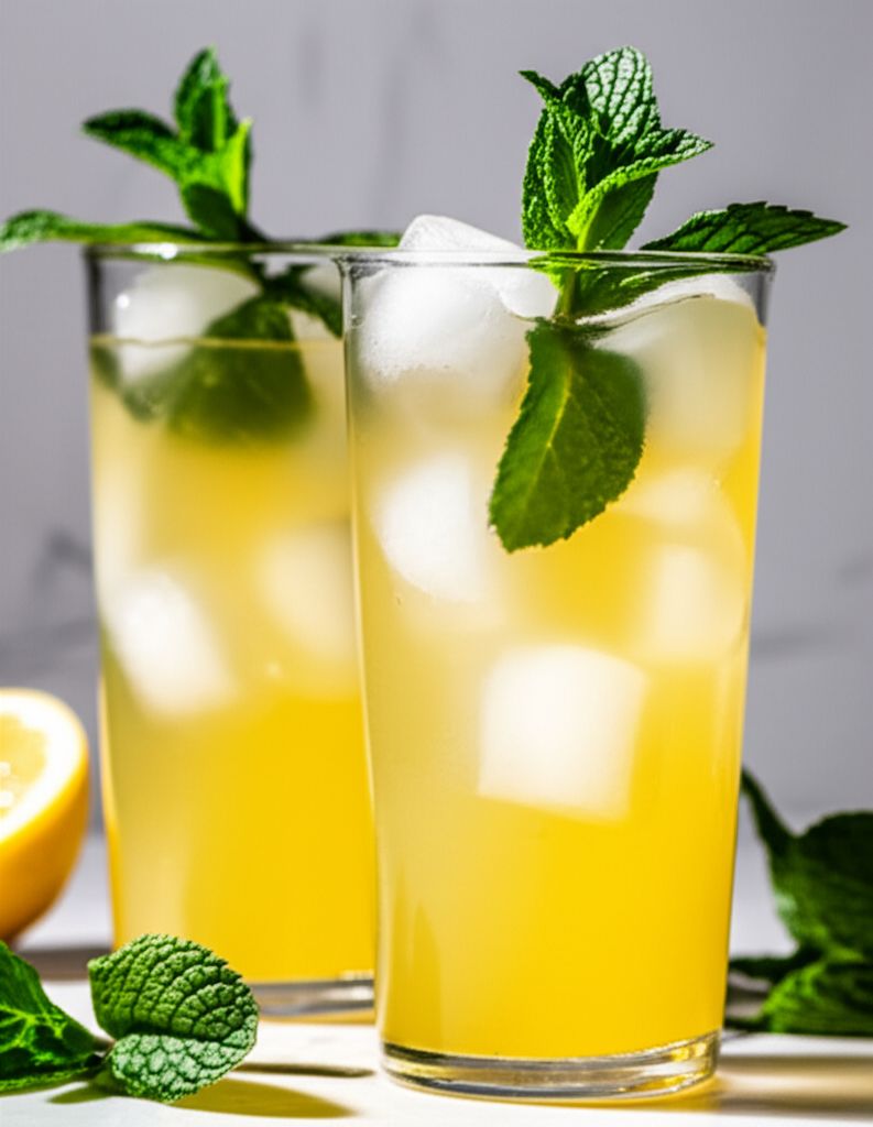 Sun-Brewed Mint Tea