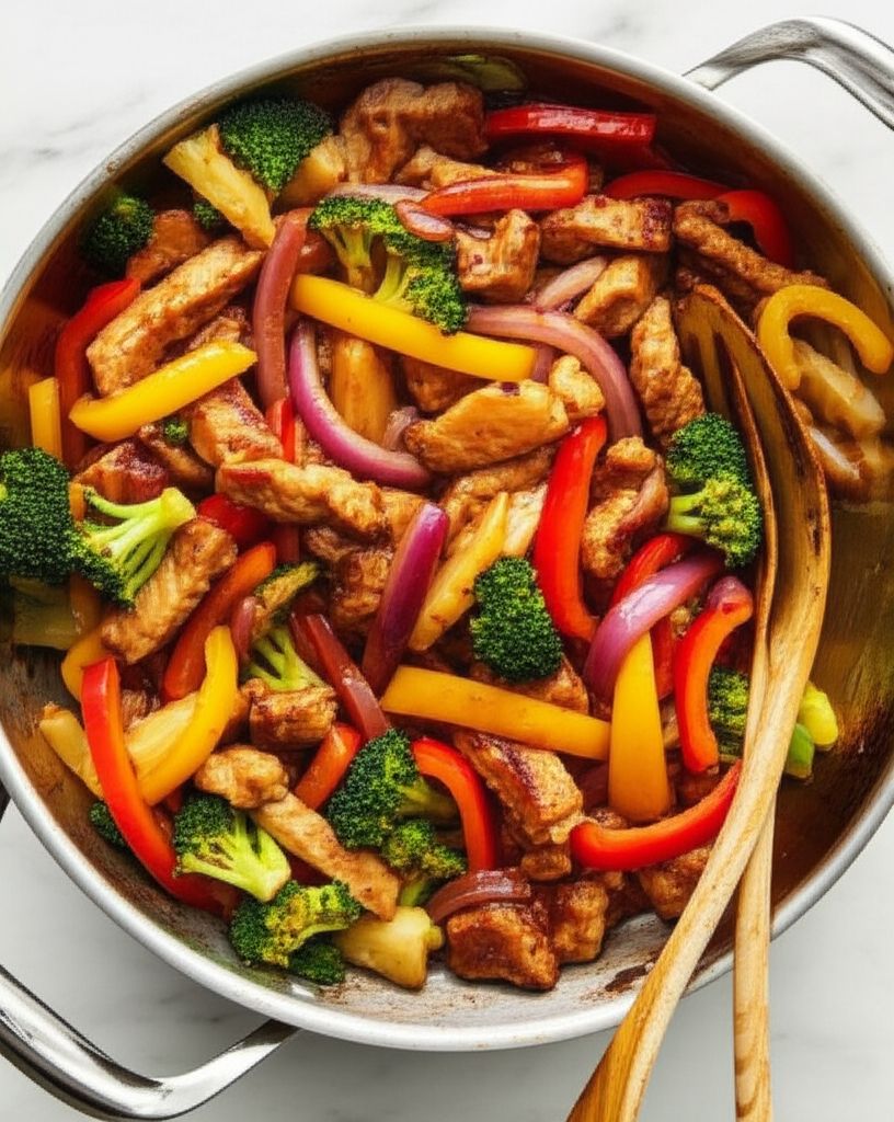 Sweet and Sour Pork Stir Fry