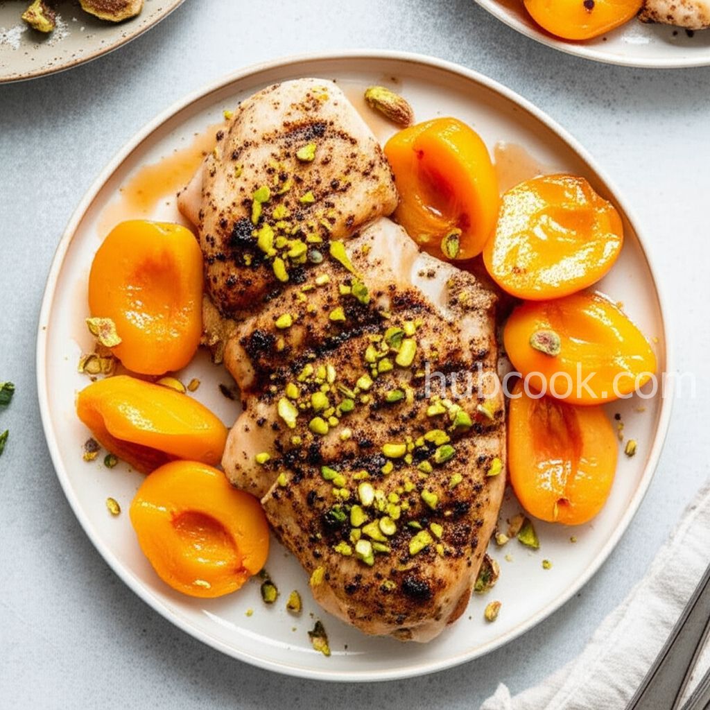 Tangy Chicken with Pistachios and Fruit