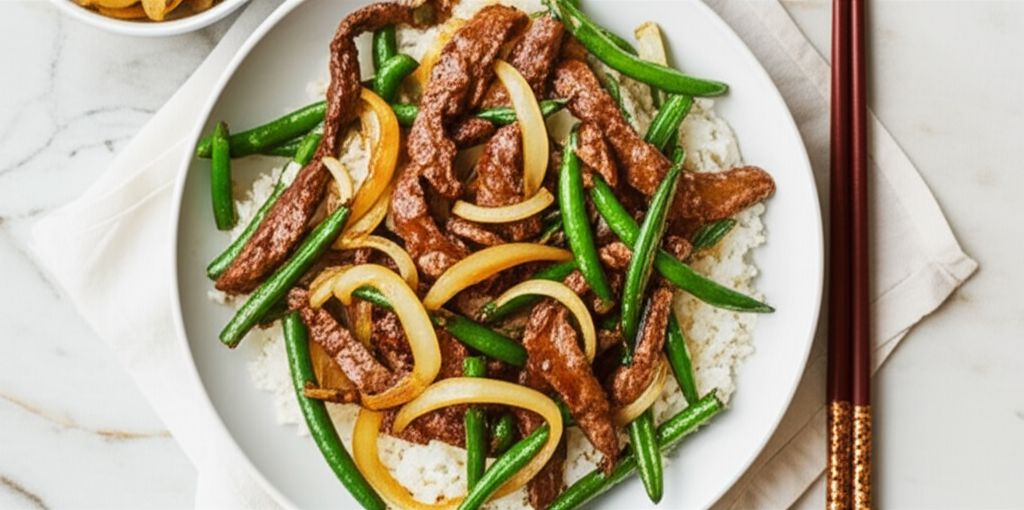 Thịt Bò Xào Đậu (Vietnamese Stir-Fried Beef and Green Beans)