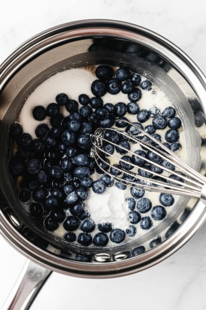 Topless Blueberry Pie