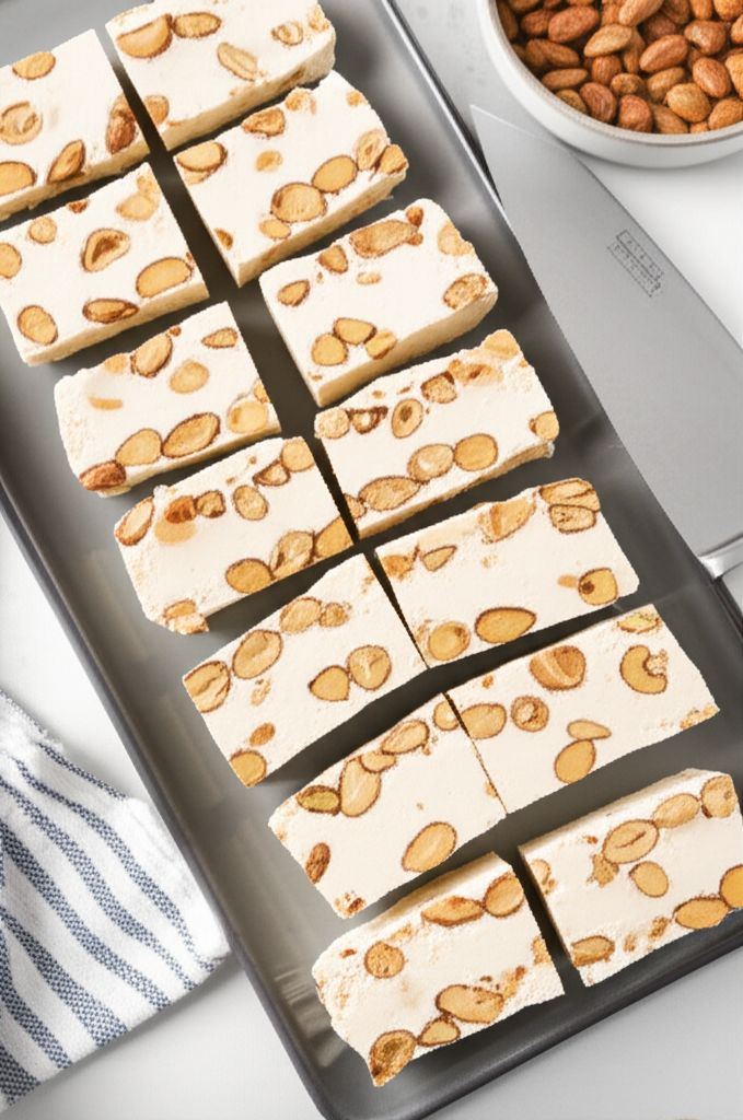 Torrone (Italian Nut and Nougat Confection)
