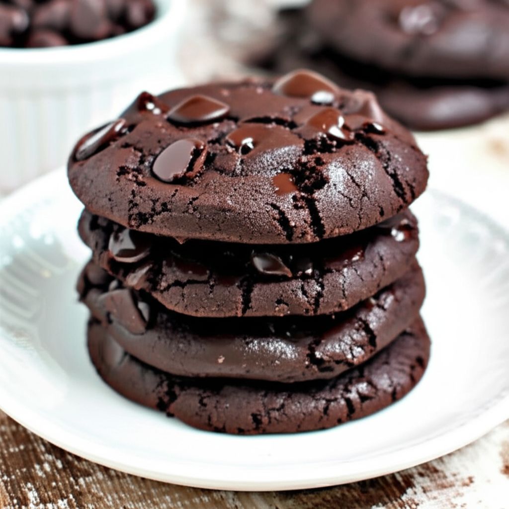 Ultimate Double Chocolate Cookies