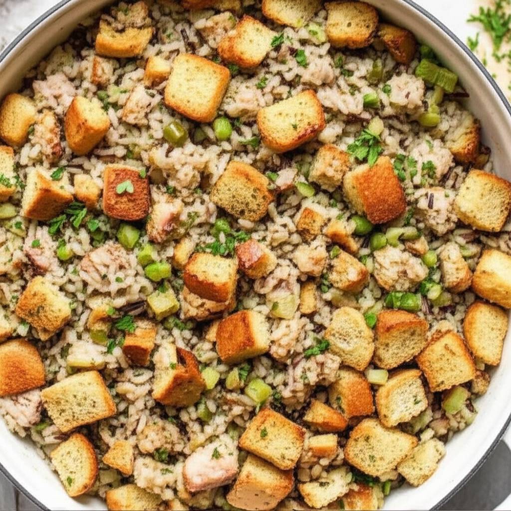Wild Rice Stuffing for Turkey
