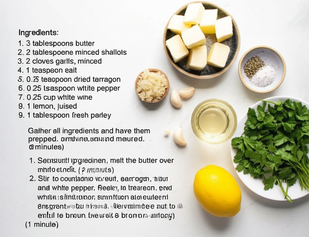 Wine Sauce for Seafood