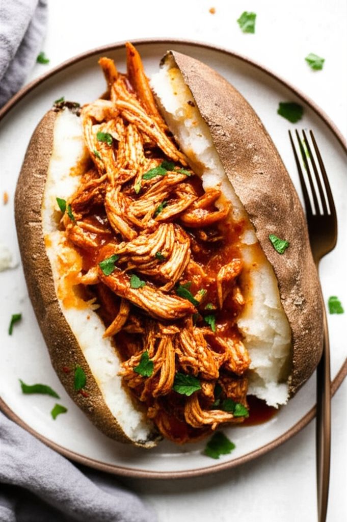 Zesty Slow Cooker Chicken Barbecue