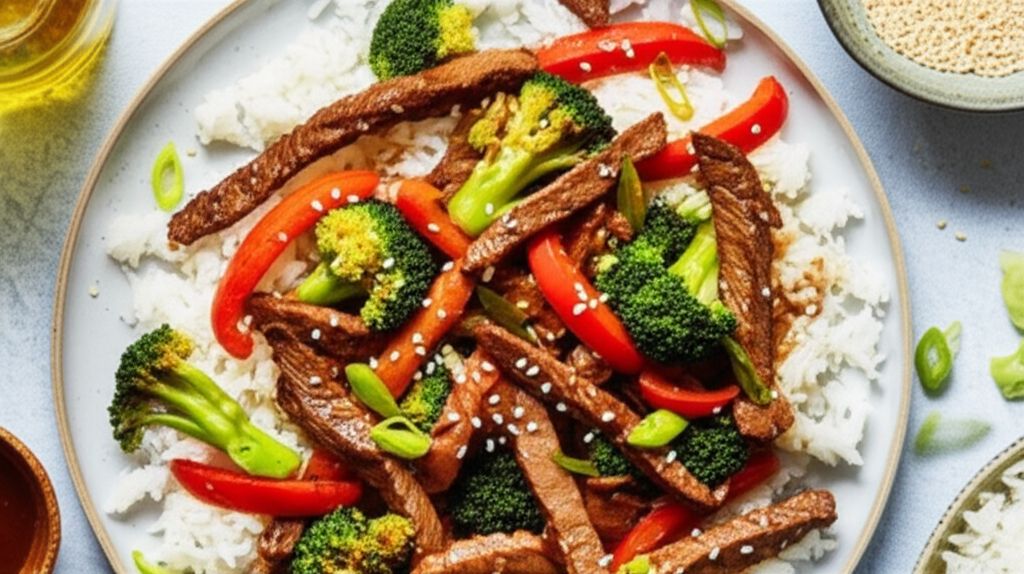 Air Fryer Crispy Beef and Broccoli