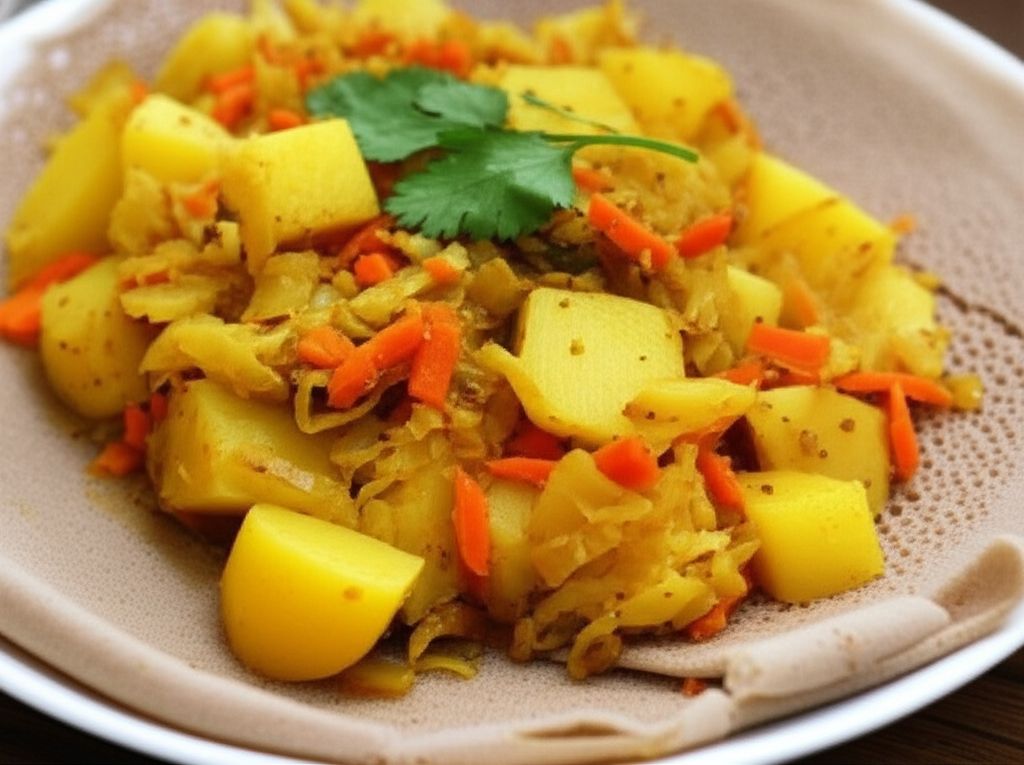 Atakilt Wat (Ethiopian Cabbage and Potatoes)