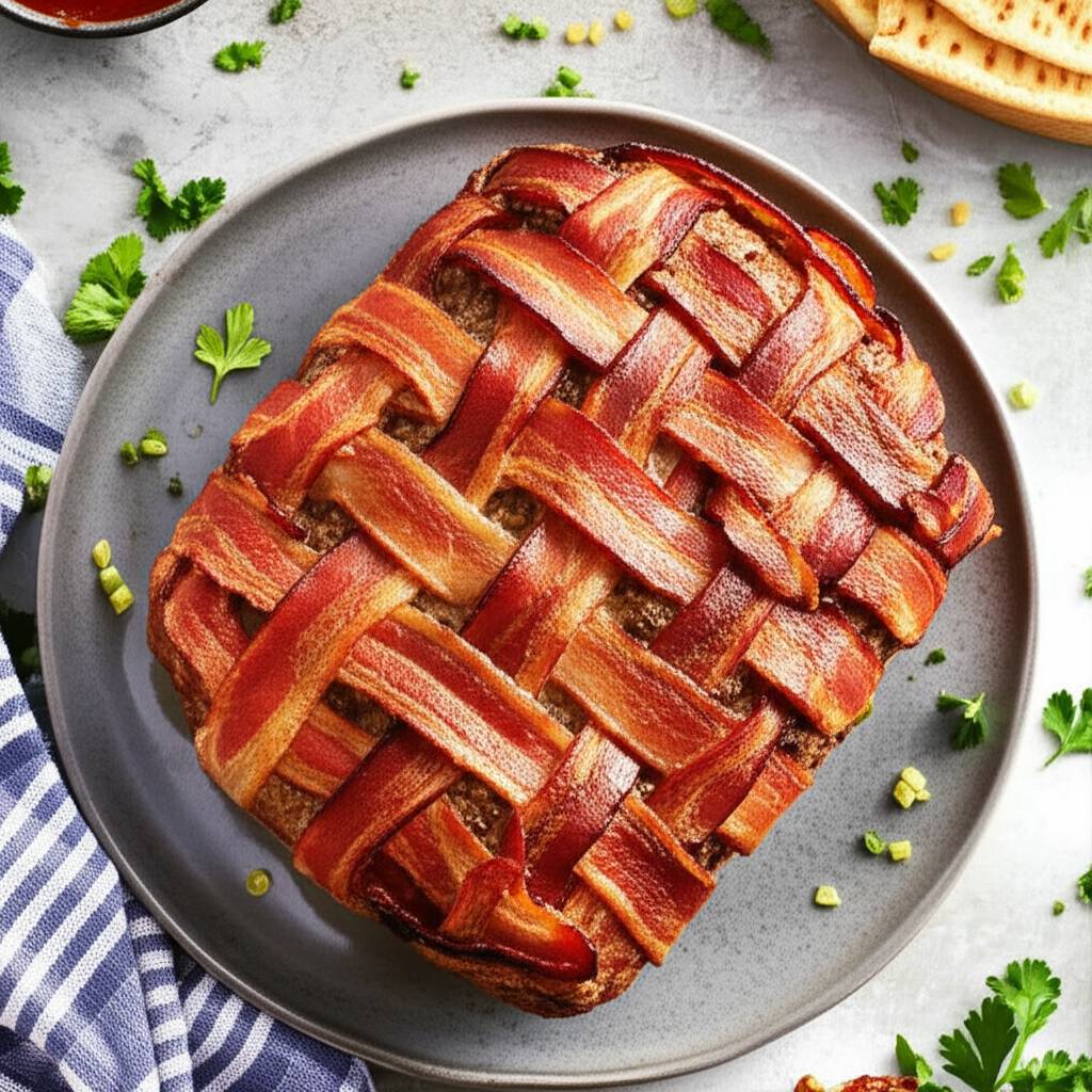 Bacon-Wrapped Meatloaf