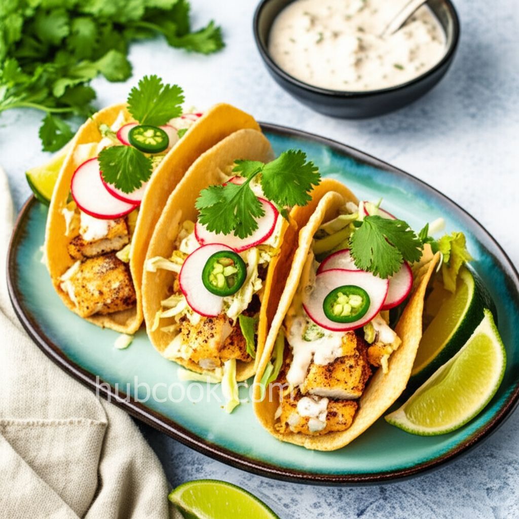 Baked Puffy Fish Tacos