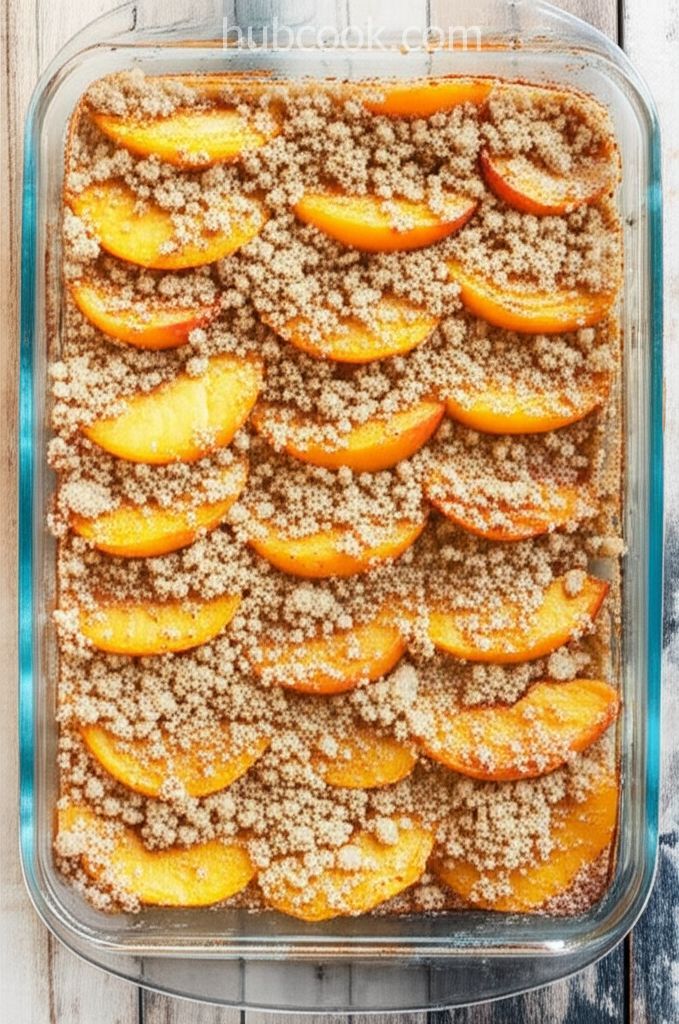 Baked Sliced Peaches