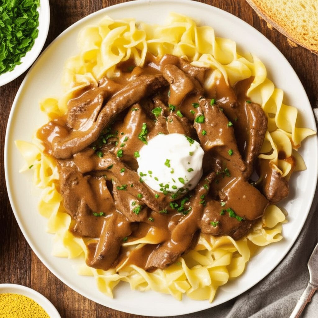 Best Home-Style Beef Stroganoff