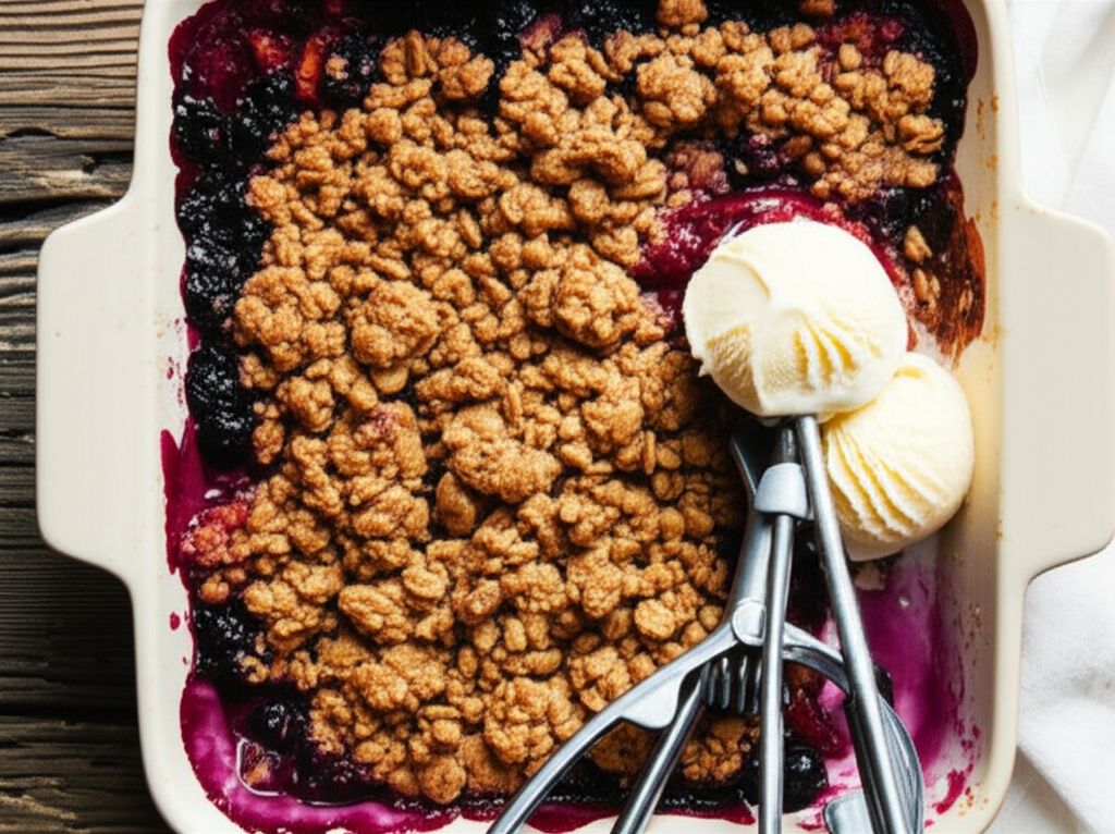 Blueberry Peach Crisp