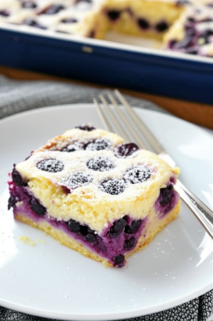 Blueberry Ricotta Squares