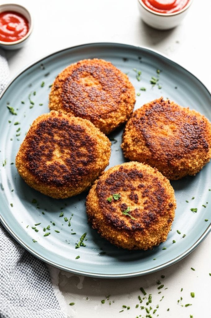 Breaded Hamburgers