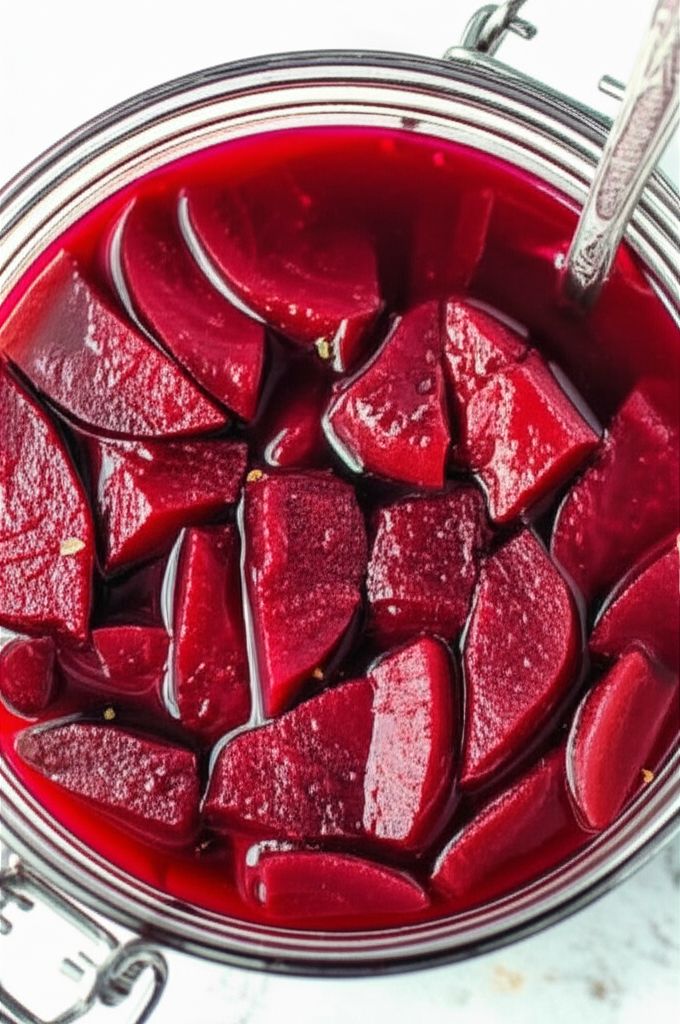 Canned Spiced Pickled Beets