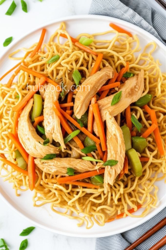 Cantonese Chicken Chow Mein