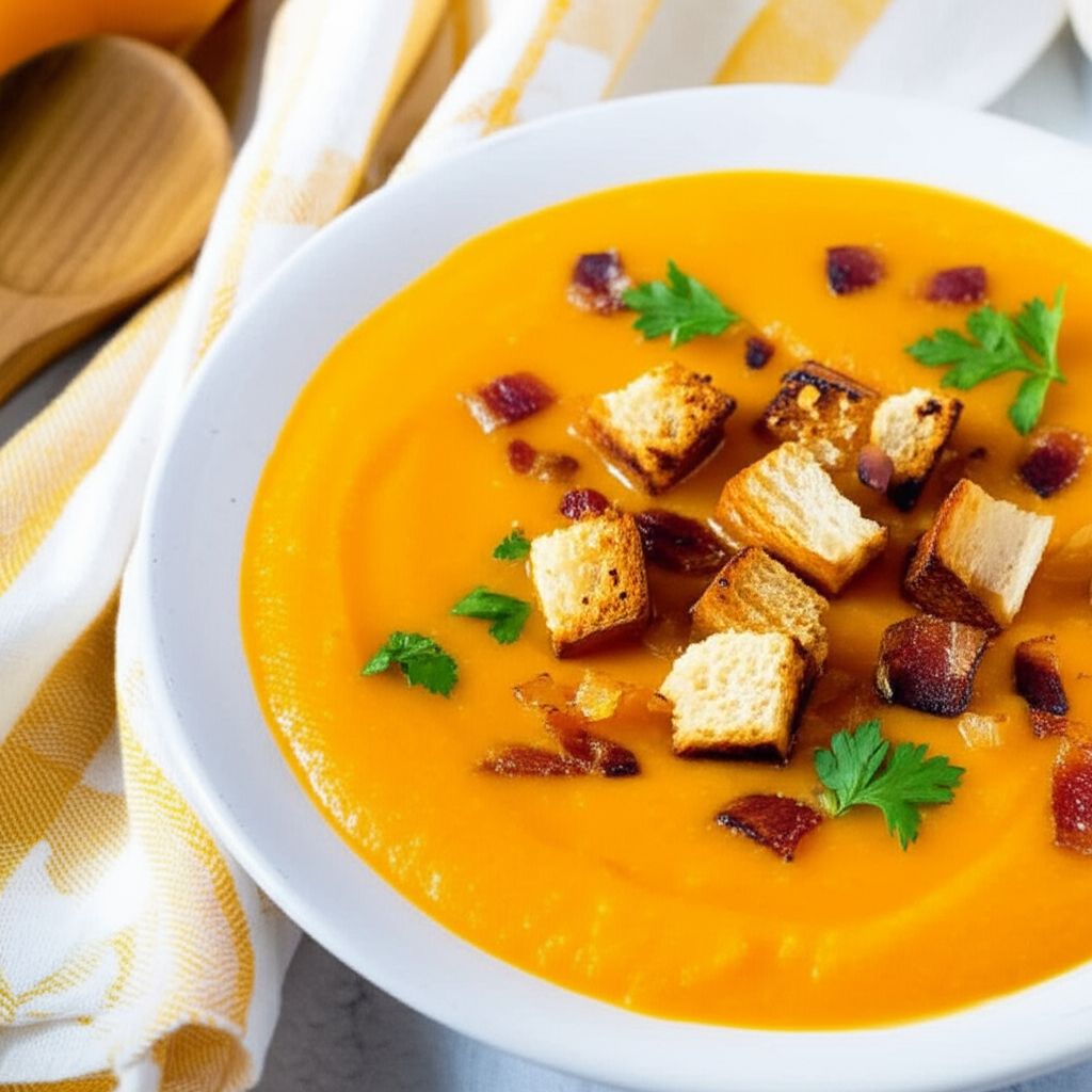Caramelized Butternut Squash Soup