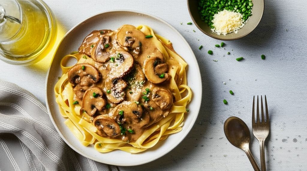 Chef John's Creamy Mushroom Pasta