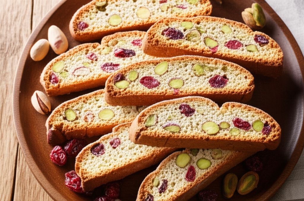Cranberry Pistachio Biscotti
