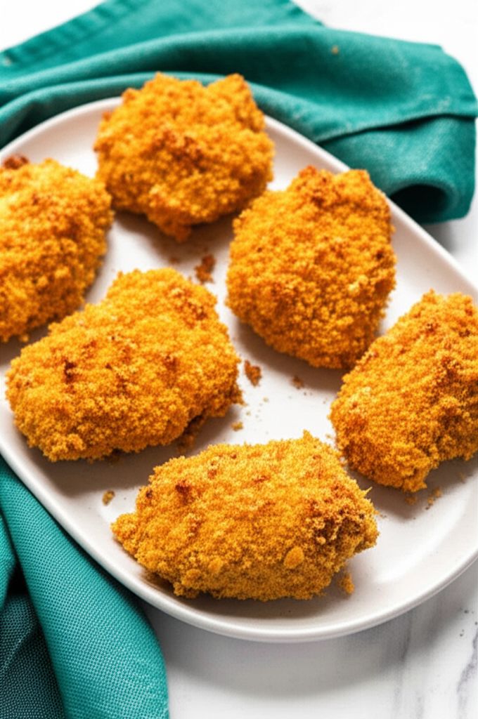 Crispy Coated Baked Chicken