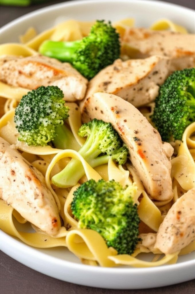 Easy Chicken and Broccoli Alfredo