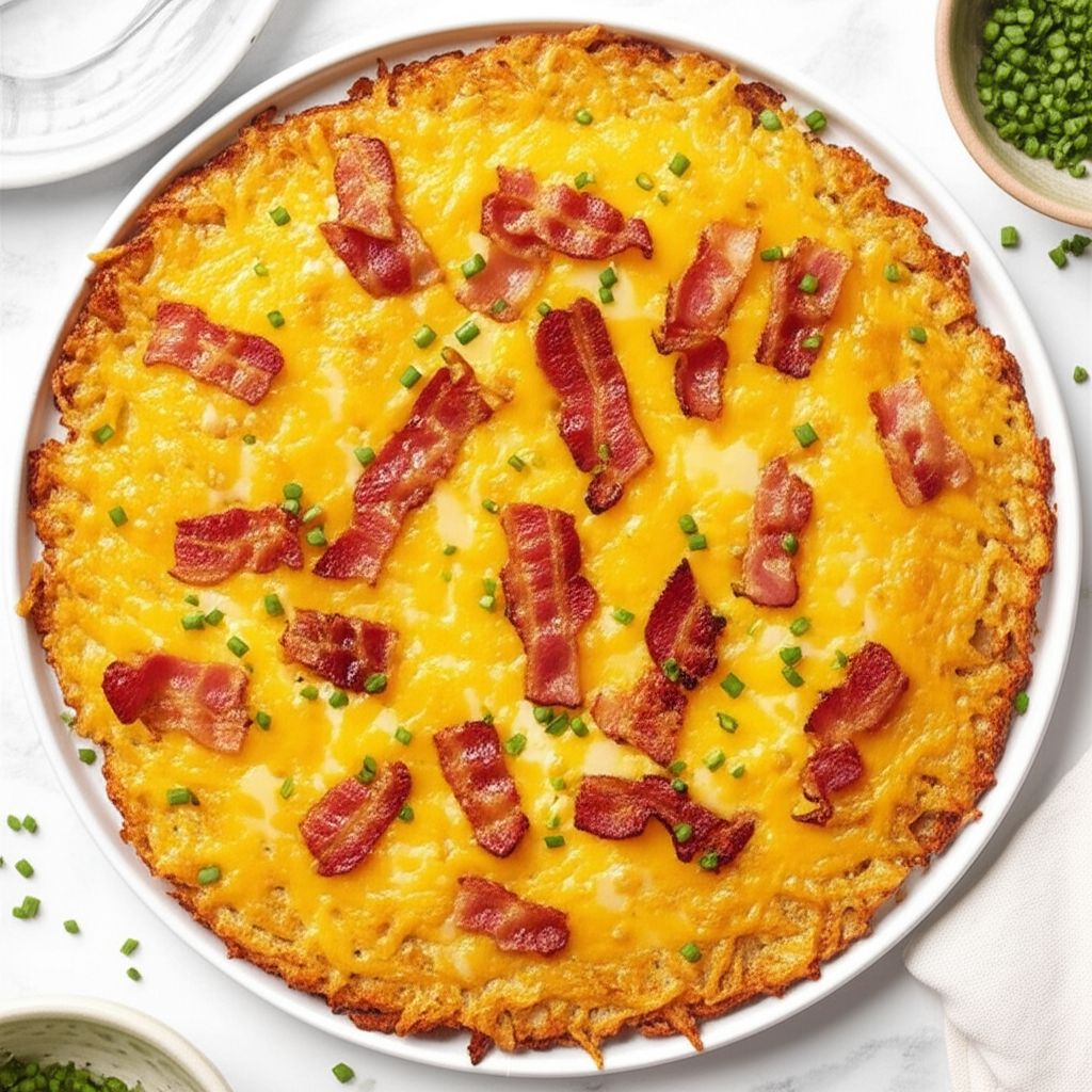 Easy Hash Brown Breakfast Pizza
