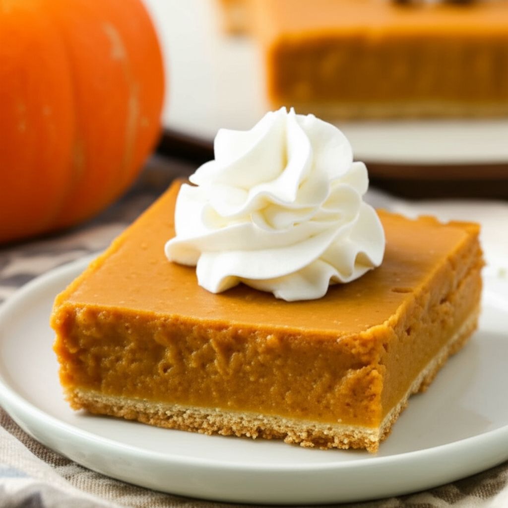 Easy Pumpkin Pie Squares