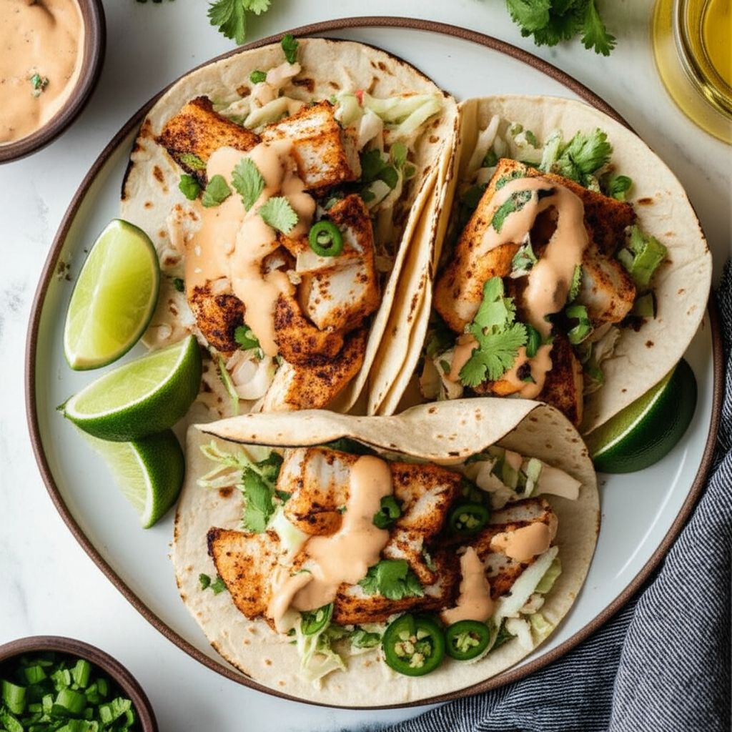 Easy Sheet Pan Fish Tacos