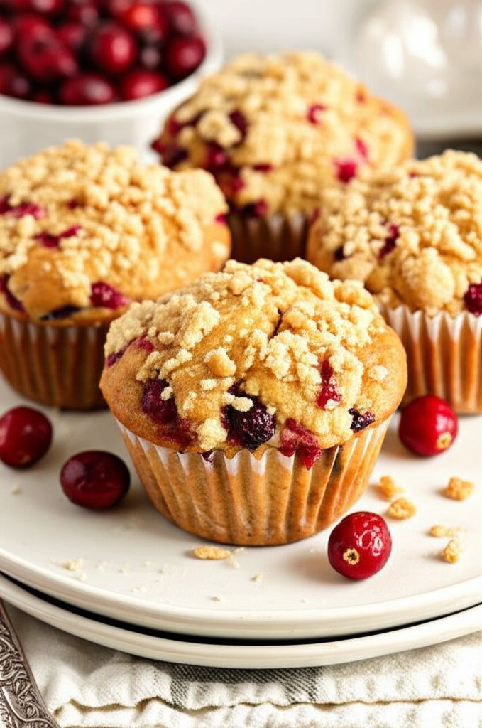 Farm Fresh Zucchini Cranberry Nut Muffins
