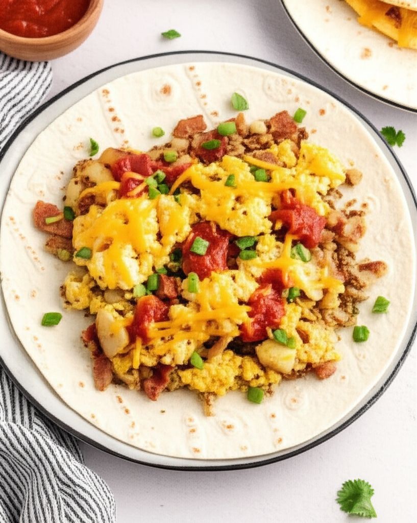Freeze-and-Reheat Breakfast Burritos