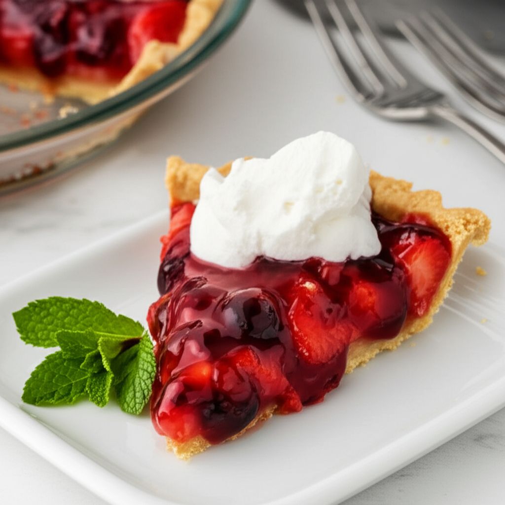 Fresh No-Bake Fruit Pie