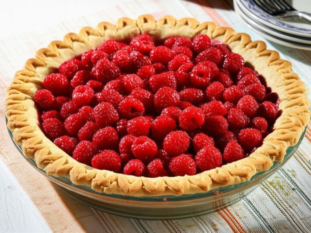 Fresh Raspberry Pie