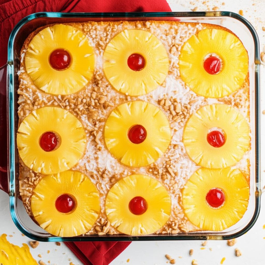 Hawaiian Pineapple Upside-Down Cake