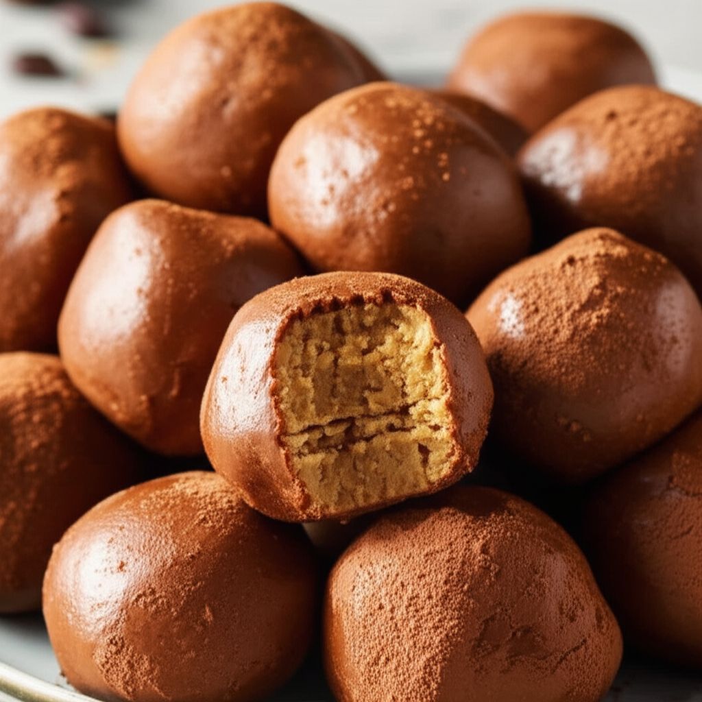 Holiday Peanut Butter Whiskey Balls