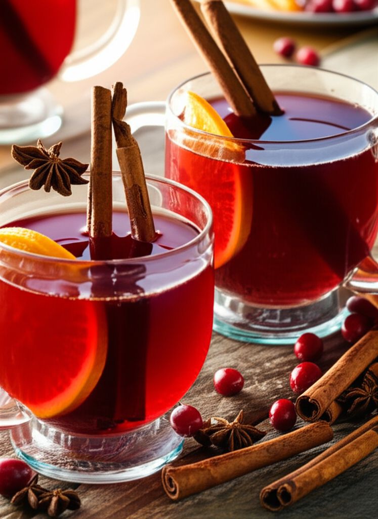 Hot Spiced Christmas Wine